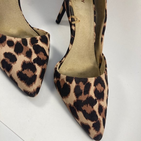 Old Navy cheetah print d'orsay pump heel 10 - Picture 3 of 9